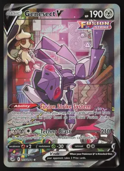 Genesect V - 255/264 - Alternative Art - Fusion Strike - Pokemon Card - LP - Image 1