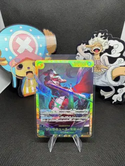 Dracule Mihawk OP14-119 SEC The Azure Sea's Seven - ONE PIECE Card Game Japanese - Image 1