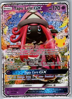Tapu Lele GX 60/145 Celebrations: Classic Collection - Pokemon Card - NM - Image 1