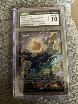 Radiant Lotus Showcase Foil CGC 10 Gem Mint Magic The Gathering MTG Aetherdrift - Image 1