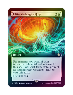 1x Ultimate Magic: Holy, Extended Art Foil, Magic MTG NM - Image 1