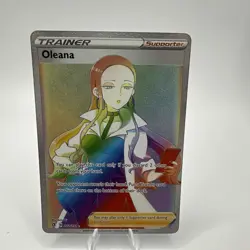 Oleana 202/192 Rainbow Secret Rare Rebel Clash Pokemon - Image 3