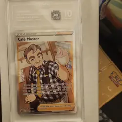 Pokemon Cafe Master Brilliant Stars TG25/TG30 Trainer Gallery Holo TAG 10 - Image 1
