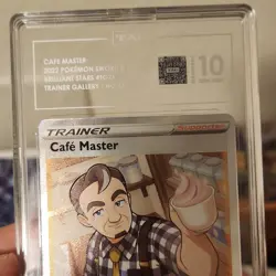 Pokemon Cafe Master Brilliant Stars TG25/TG30 Trainer Gallery Holo TAG 10 - Image 2