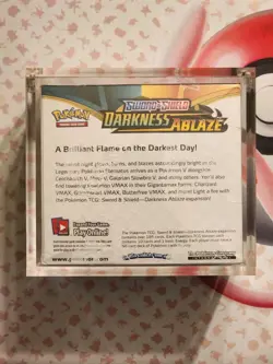 Pokemon TCG SEALED Sword & Shield: Darkness Ablaze Booster Box w/ Acrylic 820650817120 - Image 3