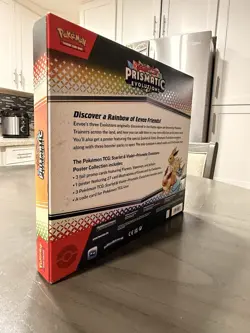 Pokemon TCG Prismatic Evolutions Poster Collection Eevee Sealed Box - Image 2