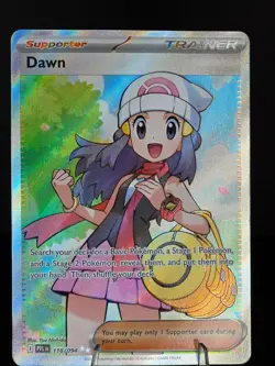 2025 Pokemon TCG Phantasmal Flames Ultra Rare Full Art Holo Trainer Dawn 118/094 - Image 1