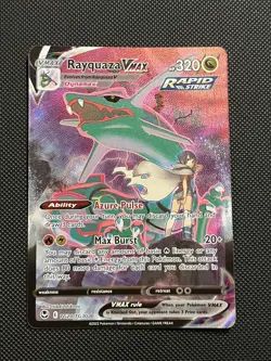 Pokemon TCG: Rayquaza VMAX TG20/TG30 Silver Tempest Trainer Gallery - NM - Image 1