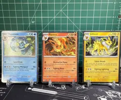 Pokemon TCG: Flareon (167), Vaporeon (168), Jolteon (169) SV PRE NM ENG Foil - Image 1