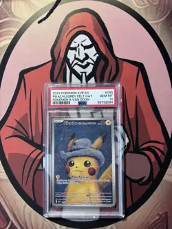 Pokemon Pikachu With Grey Felt Hat Van Gogh SVP 085 Promo Card PSA 10 GEM MINT ! - Image 1