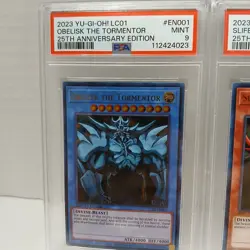 Yu-Gi-Oh! PSA 9 Egyptian God Card Set (Obelisk, Slifer, Ra) - Image 2