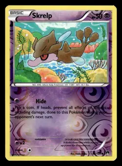 Skrelp 63/122 Reverse Holo XY Breakpoint Pokemon Card - Image 1