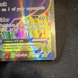 Pokemon Gengar EX XY Phantom Forces Ultra Rare Holo 114/119 170 HP 2014 Card - Image 5