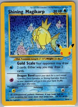 Shining Magikarp 66/64 Celebrations: Classic Collection - Pokemon Card - NM - Image 1
