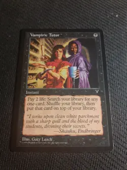 MTG - Vampiric Tutor -Visions - Excellent Condition - Image 1