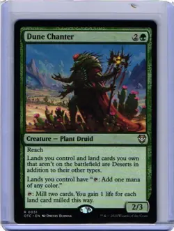 MTG Dune Chanter (31/396) Outlaws of Thunder Junction Commander LP - Image 1