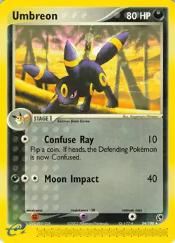 Umbreon - 24/100 EX Sandstorm - Pokemon TCG - 2003 - Image 1