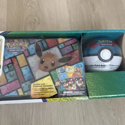 Pokemon Eevee 3-Pack Treasure Chest Tin & 2 Random Poke Balls. Costco Exclusive. - Image 3