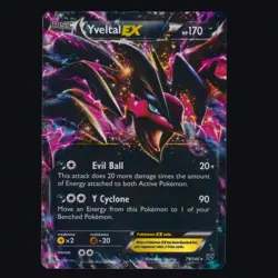 Yveltal EX 79/146 XY Base Holo Rare EX Pokemon TCG LP/MP - Image 1