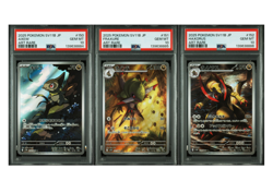 PSA 10 Pokemon Axew Fraxure Haxorus AR sequential set Black Bolt sv11b Japanese - Image 1