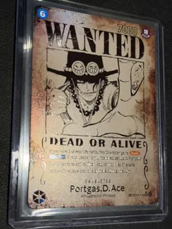 Wanted Portgas.D.Ace - Misprint Error - Carrying on His Will One Piece OP13-119 - Image 3