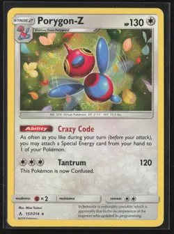 Porygon-Z Holo Rare SM - Unbroken Bonds 157/214 LP Pokemon Card - Image 1