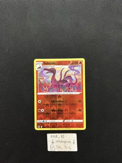 Pokemon Crown Zenith - Salazzle - 028/159 - Reverse Holo - M/NM - Image 2