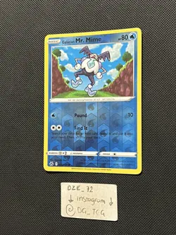 Pokemon Crown Zenith - Galarian Mr. Mime - 030/159 - Reverse Holo - M/NM - Image 4