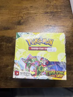 Pokemon ENGLISH TCG Evolving Skies Booster Box Sealed with Magnetic Case mint - Image 1