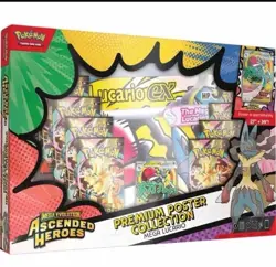 Pokemon Ascended Heroes Premium Poster Collection Lucario PRESALE 3/20 - Image 1