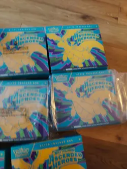 8 box of Pokemon TCG Ascended Hero Elite Trainer Box ETB New & Sealed In Hand - Image 3