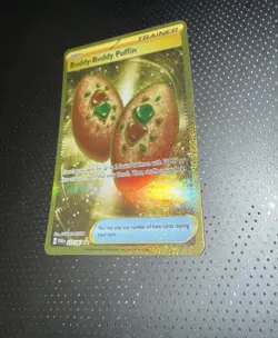 Pokemon Buddy-Buddy Poffin 223/167 Twilight Masquerade Full Art Holo - Image 4