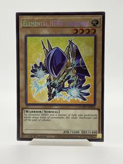 Yu-Gi-Oh! Elemental Hero Sparkman (Chibi) MZMU-EN059 Secret Rare 1st Ed. - Image 1