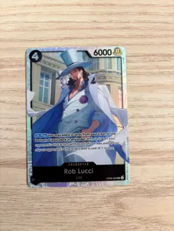 OP05-093 Rob Lucci English SR NM One Piece TCG Card Game - Image 1