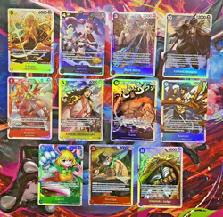 One Piece CCG English SR Card Lot of 11 NM/M - Image 1