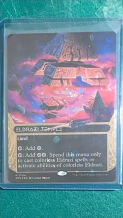 MTG Edge of Eternities Stellar Sights Galaxy Foil - Eldrazi Temple EOS#104 - Image 1