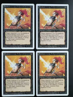 MTG | 4x Paralyzed | Revised Edition | Magic The Gathering | *Kult - Image 1