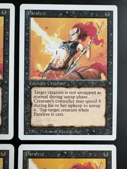 MTG | 4x Paralyzed | Revised Edition | Magic The Gathering | *Kult - Image 3