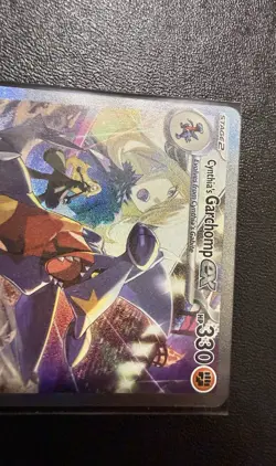 Pokemon Cynthia's Garchomp EX 232/182 Destined Rivals Full Art Holo Rare Card - Image 5