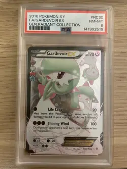 [US] Gardevoir EX RC30 PSA 8 2016 Pokemon XY FA/ Gen Radiant Collection - Image 1