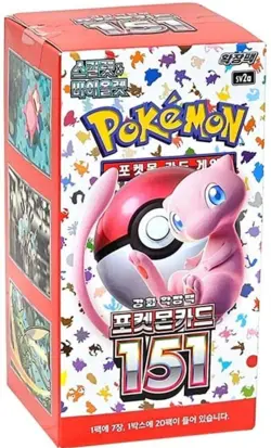 Pokemon Card Scarlet & Violet 151 SV2a Booster Box Factory Sealed New Korean - Image 2