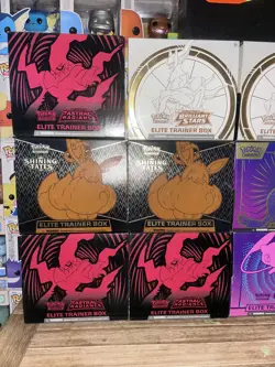 13 x EMPTY ETB Pokemon Elite Trainer Box - Storage - Pikachu & Mew - Image 2