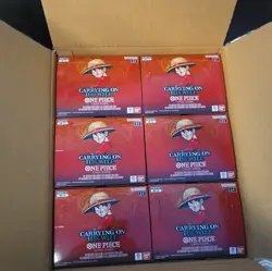 One Piece TCG OP13 Carrying On His Will Case Empty Lot Bulk only 12 boxes - Image 1