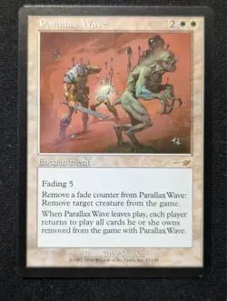 Parallax Wave - Nemesis - NM - MTG - Magic the Gathering - White - Enchant - Image 1