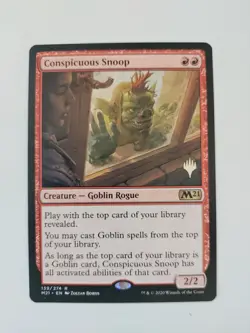Conspicuous Snoop -Promo Pack Light Play, English Planeswalker Stamp - Image 1