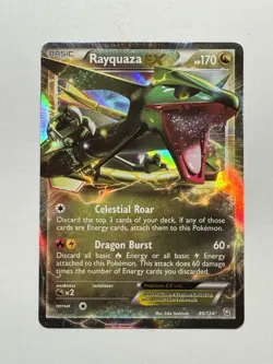 Pokemon TCG - Rayquaza EX - Dragons Exalted 85/124 Holo - Image 1
