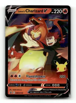 Lance's Charizard V Promo - SWSH Black Star SWSH133 - NM - Image 1