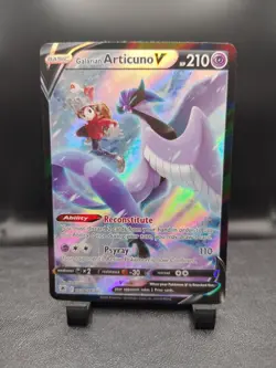 Galarian Articuno V TG16/TG30 Pokemon Astral Radiance Trainer Gallery Holo NM - Image 1