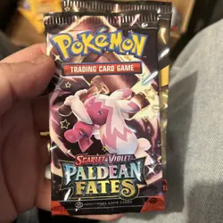 Pokemon TCG Paldean Fates 1x Booster Pack (Sealed) - Image 1