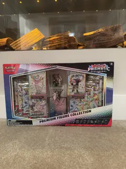 Pokemon TCG Prismatic Evolutions Premium Figure Collection Box New & Sealed - Image 1